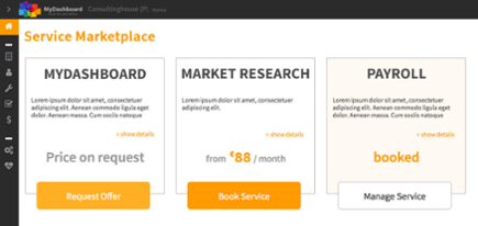 MyDashboard Services Marketplace